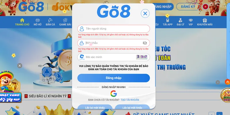 Go8 ⭐️ Link Vào Nhà Cái Go8 Đã Xác Minh ✔️ ĐKy Go 8 +88K 30 Vào trang chủ Go8 và đăng nhập